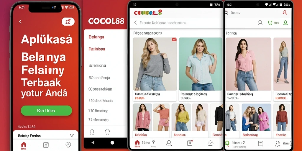 Tampilan antarmuka COCOL88 yang modern dan menarik.